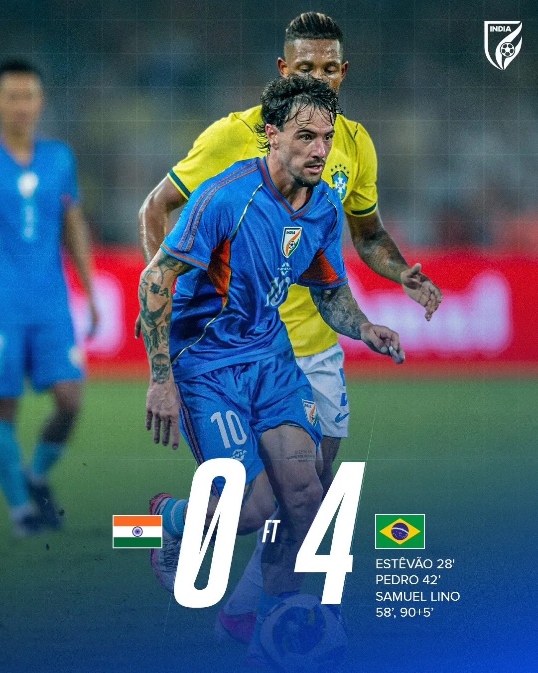 Brazil Crushes India 4-0 as Vinicius Jr. Sparks Memes in Kolkata Friendly